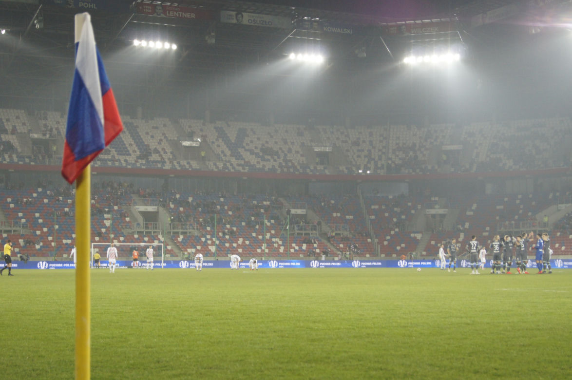 Górnik Zabrze - Lechia Gdańsk: Ponad 8 tysięcy fanów wspierało Trójkolorowych