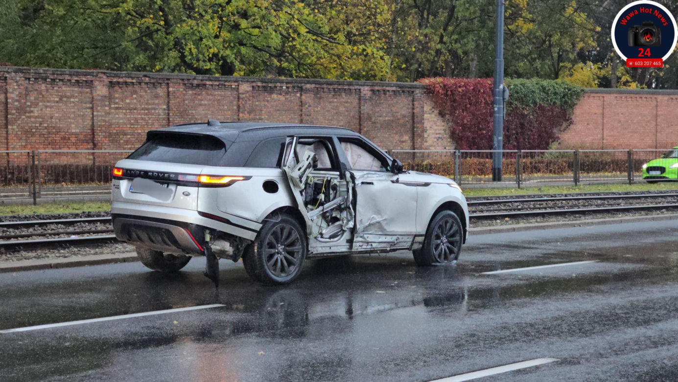 Wypadek na Woli. Sprawcy uciekli z miejsca zdarzenia