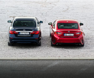 Infiniti Q70h Premium Tech & Lexus RC 300h F Sport