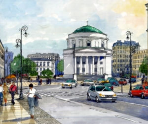 Planowane przez władze Warszawy rewitalizacje ulic i placów - Plac Trzech Krzyży