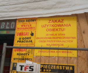 Kamienica, w której mieszkają państwo Walczakowie jest remontowana