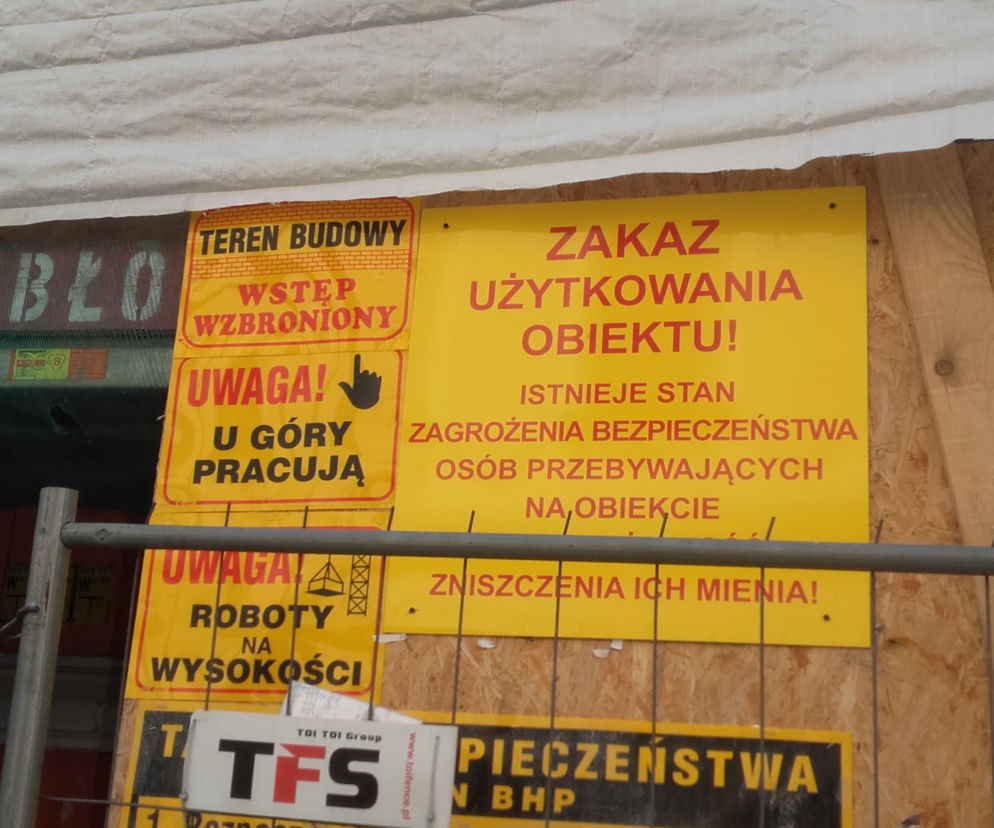 Kamienica, w której mieszkają państwo Walczakowie jest remontowana