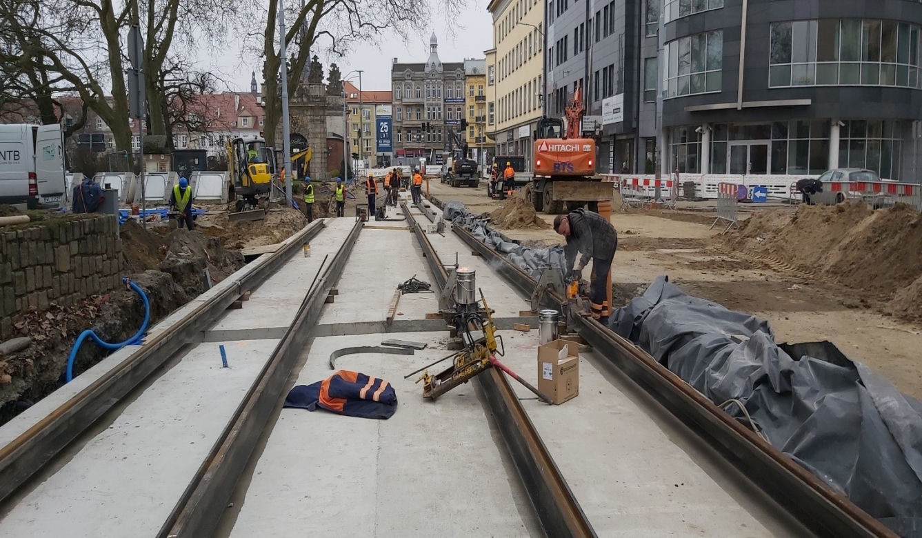 "Torowa rewolucja" w Szczecinie - marzec 2021