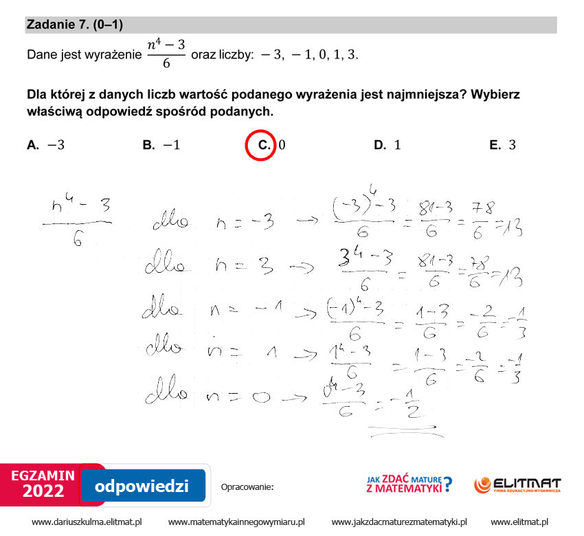 Egzamin ósmoklasisty 2022: Matematyka. ARKUSZ CKE i ODPOWIEDZI [25.05.2022]