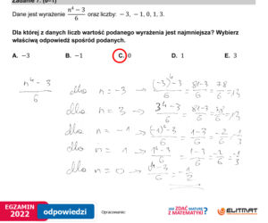 Egzamin ósmoklasisty 2022: Matematyka. ARKUSZ CKE i ODPOWIEDZI [25.05.2022]