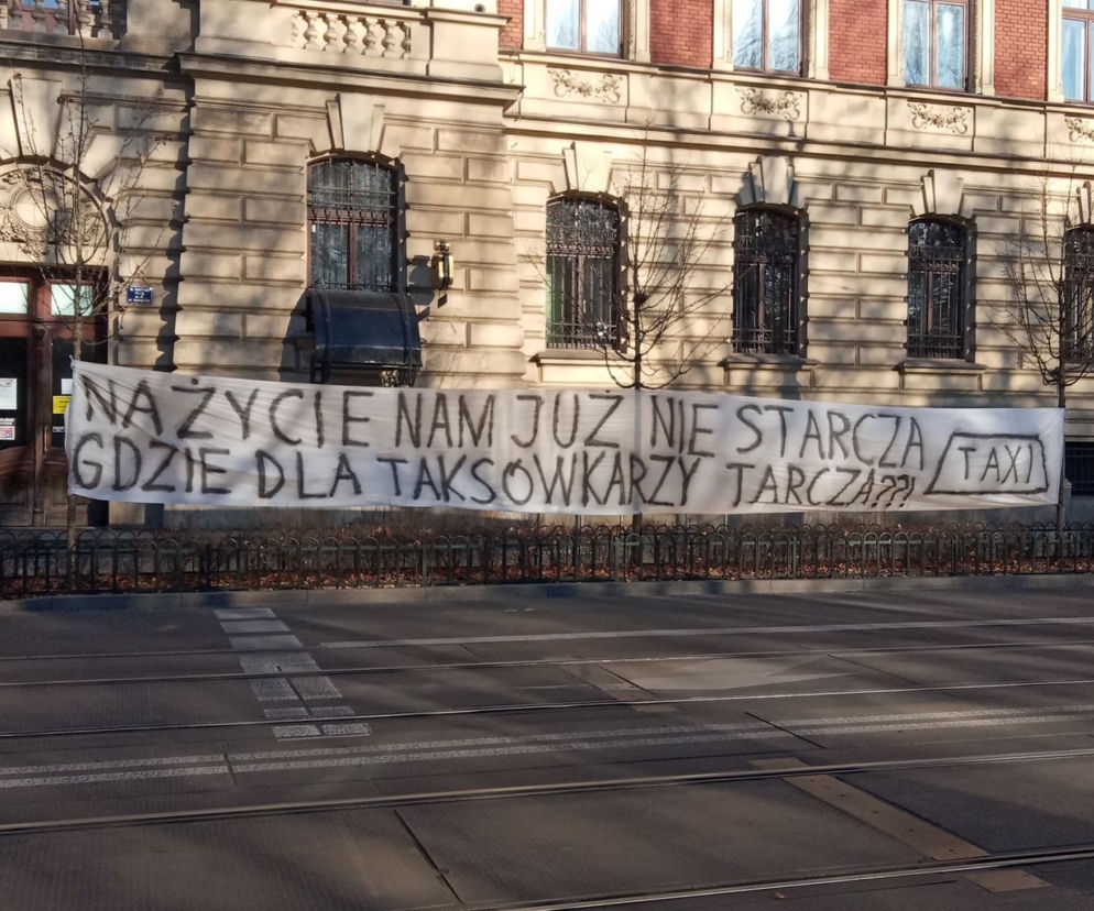 Protest taksówkarzy