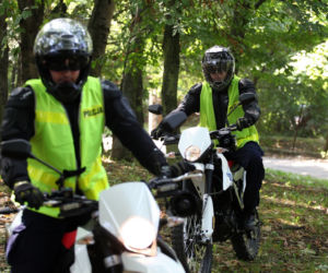 Policyjne off-roadowe motocykle Aprilia RX125