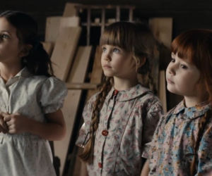 Stulecie Winnych, sezon 2, odc. 21: córki Pawła i Mani: Kasia (Oliwia Trachimowicz), Basia (Ola Kołacz), Ewa/Ida (Ninel Kos)