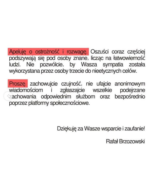 Szokujące wyznanie Rafała Brzozowskiego! Nęka go kobieta podszywająca się pod jego żonę!