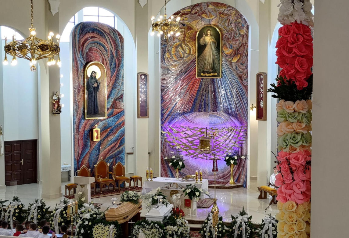 Ostatnie pożegnanie 7-letniego Tymusia i jego mamy. Trudno pogodzić się z tą tragedią