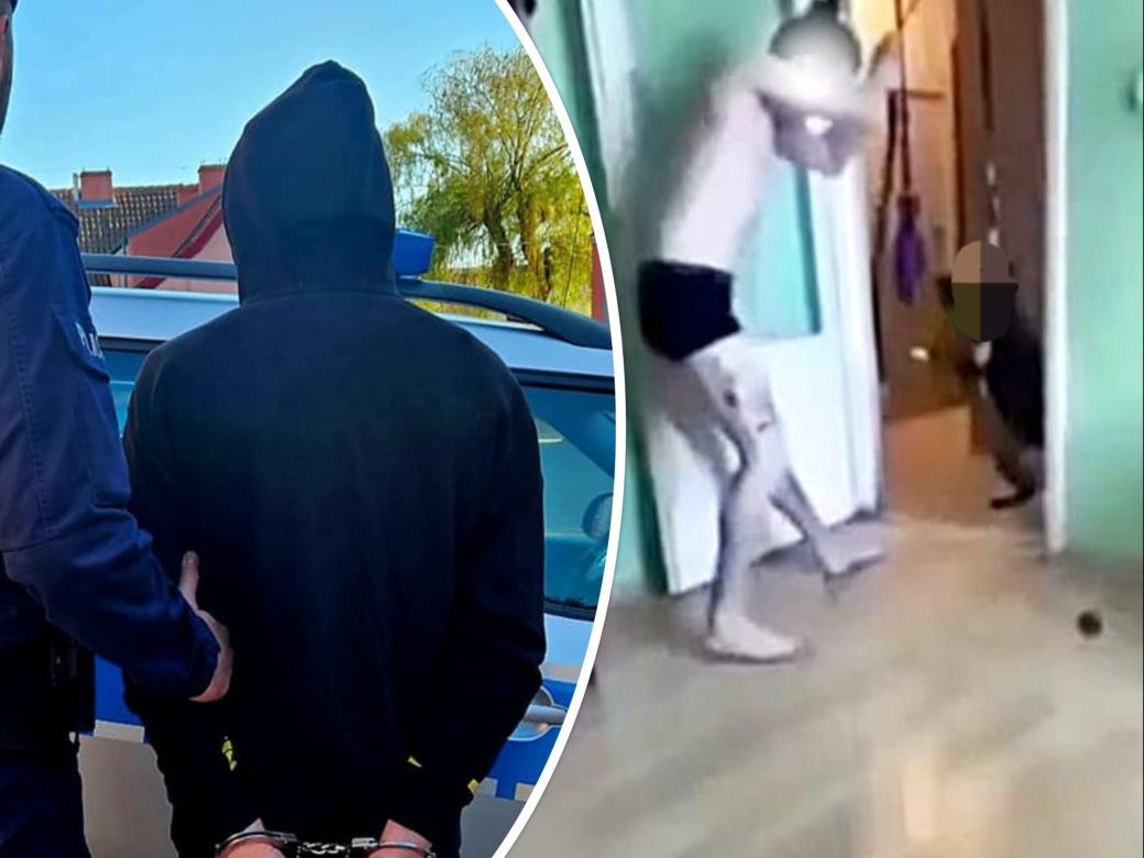 Powiesił psa na smyczy i z całej siły kopał. Szokujące nagranie w sieci!