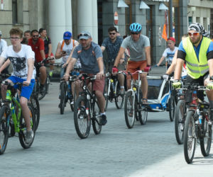 Rowerzyści i rolkarze przejechali przez Lublin. Trwa Ekopiknik nad Zalewem