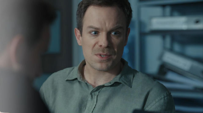 Barwy szczęścia, odcinek 3272. Marcin Kodur (Oskar Stoczyński), Majak (Łukasz Borkowski)