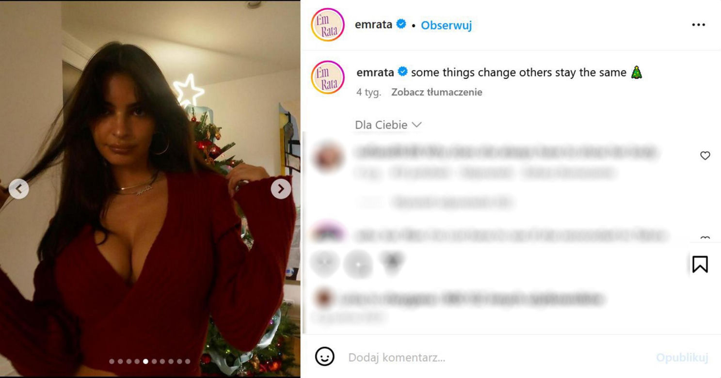 Emily Ratajkowski wróciła do byłego po roku! Rzuciła dwóch dla jednego