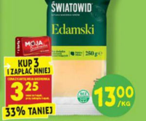 ser żółty edamski 3,25 zł/kg