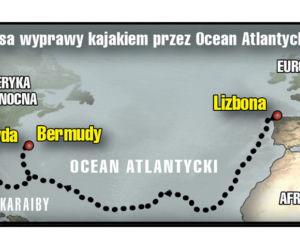 Polak przepłynął kajakiem Atlantyk
