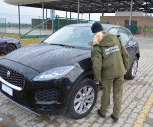 Jaguar E-Pace pochodzący z kradzieży