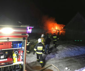 Dramatyczny pożar w gminie Pcim. Rodzina straciła dach nad głową