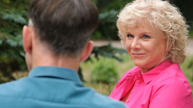 M jak miłość odc. 1901. Anna Lerman (Dorota Kamińska), Kamil Gryc (Marcin Bosak)