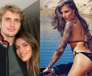 Alexander Zverev NOWA DZIEWCZYNA Sophia Thomalla ZDJĘCIA