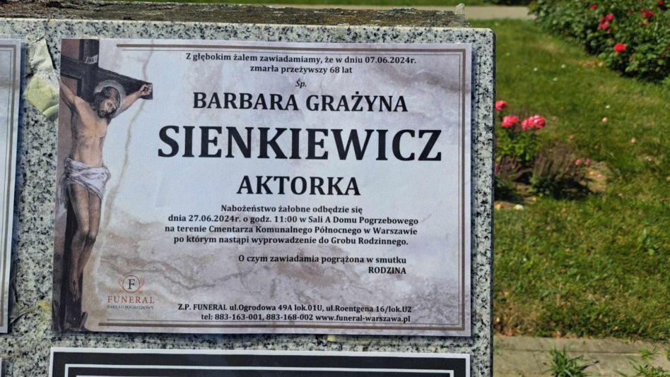Barbara Sienkiewicz pogrzeb