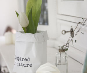 DIY: papierowa torba osłonka na doniczkę