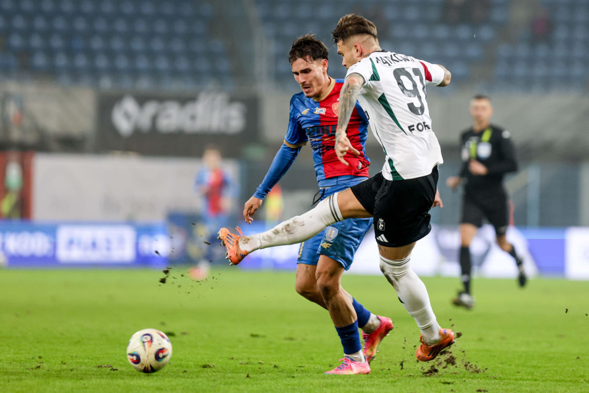 Piast Gliwice - Legia Warszawa, zdjęcia kibiców i zawodników z meczu 18. kolejki PKO BP Ekstraklasy
