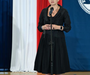 Barbara Nowacka na koniec roku szkolnego pojechała do Darłowa