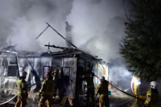 Tragiczny pożar w Sukowiczach. Zginęły dwie osoby