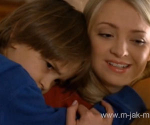 M jak miłość. Joasia (Barbara Kurdej-Szatan), Wojtuś (Feliks Matecki)