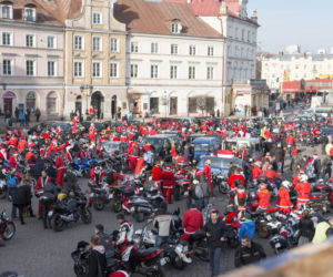 MotoMikołaje 2015 Lublin: Motocykliści z prezentami dla dzieci