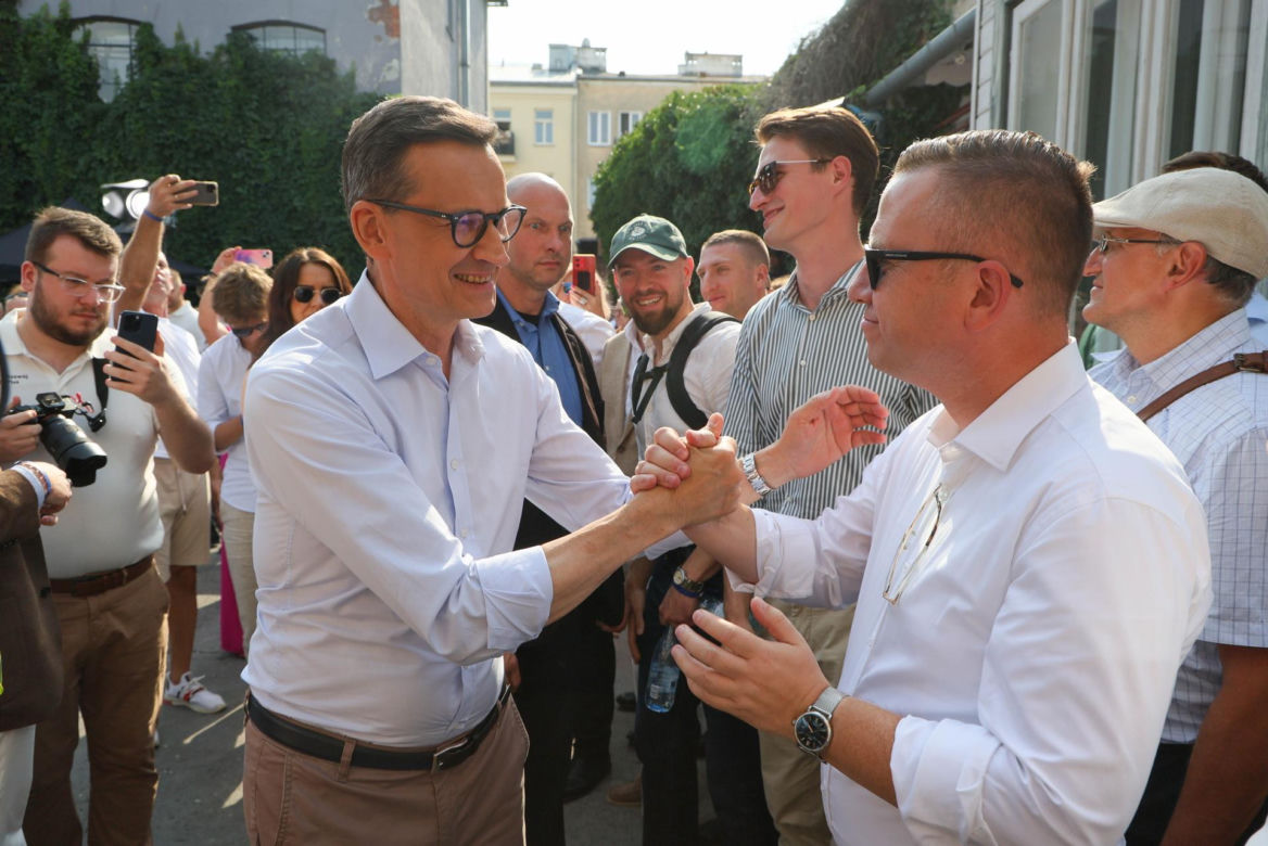 Tak grillował Morawiecki