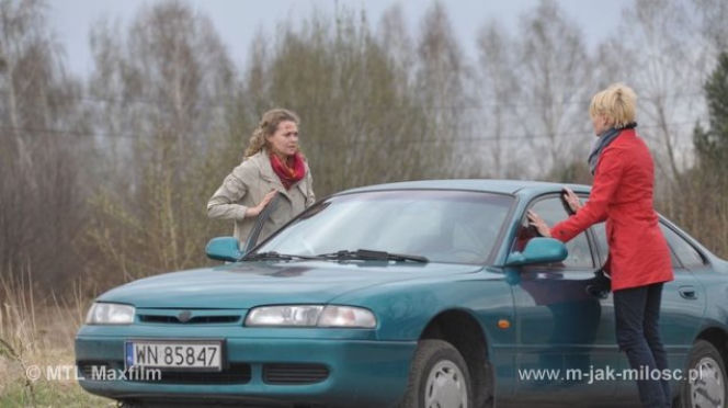 M jak miłość odc. 862. Śmierć Hanki Mostowiak. Hanka (Małgorzata Kożuchowska), Anna (Tamara Arciuch)