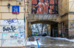 Graffiti w centrum Warszawy w 2026 r.