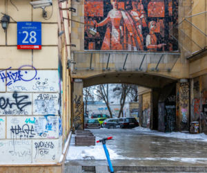 Graffiti w centrum Warszawy w 2026 r.