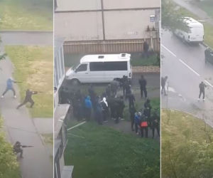 Strzelanina pod Kijowem