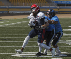 Futbol amerykański. Panthers Wrocław przegrali z Hamburg Sea Devils 23:26