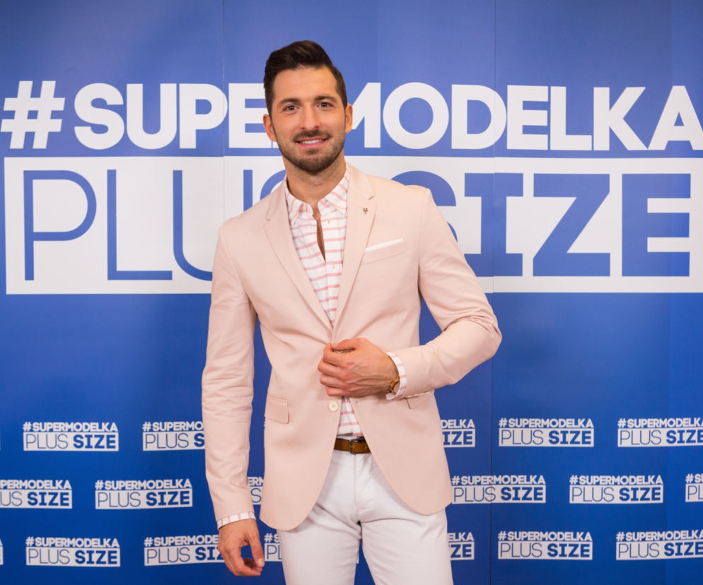 Rafał Maślak w show #Supermodelka Plus Size