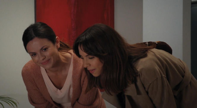 M jak miłość odc. 1919. Kasia (Paulina Lasota), Aneta (Ilona Janyst)