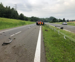 Dachowania na A4 i DK94 koło Tarnowa