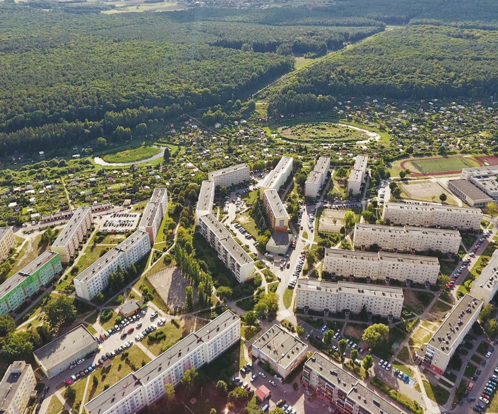 osiedle podleśne z góry