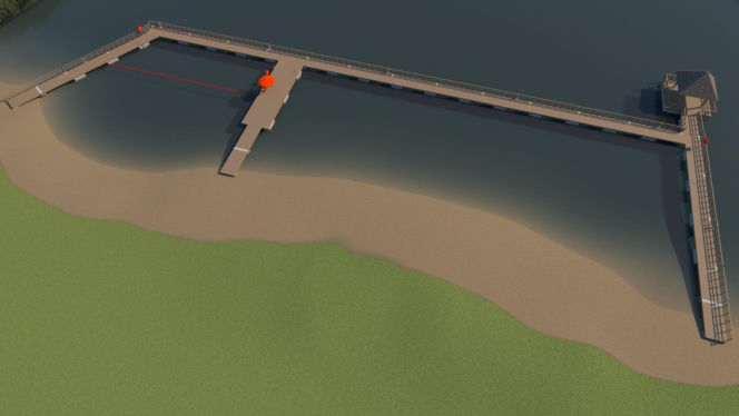 Pływające pomosty w Iłży! Nowa atrakcja tuż obok Świętokrzyskiego