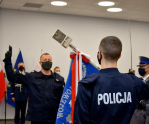 Podlaskie. Uroczyste ślubowanie 21 nowych policjantów