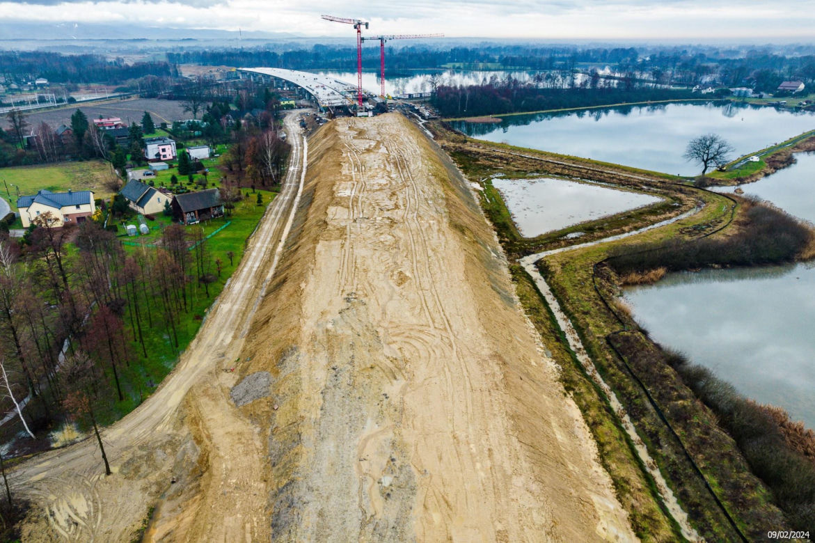 Budowa S1 Oświęcim - Dankowice LUTY 2024