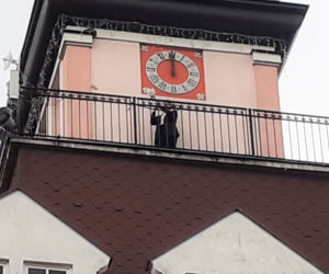 Hejnał Iławy zagrano na żywo z wieży ratusza po raz ostatni