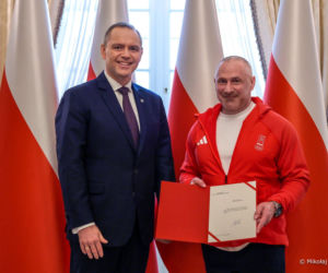 Kacper Tomasiak i skoczkowie u prezydenta