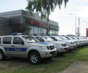 Nowe radiowozy Nissan Pathfinder dla policji