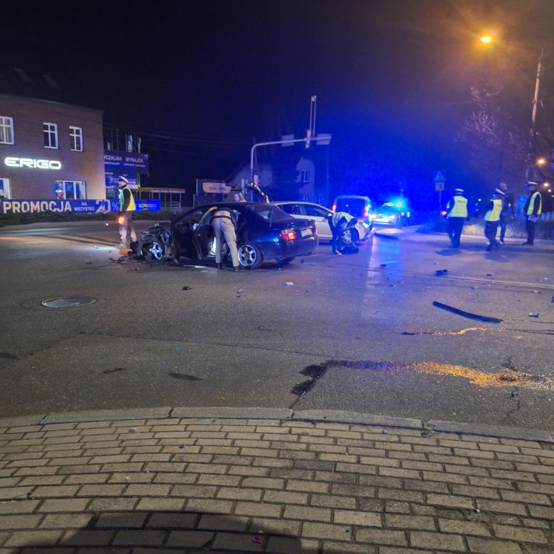 Kierujący hondą uciekał przed policją przez dwa miasta