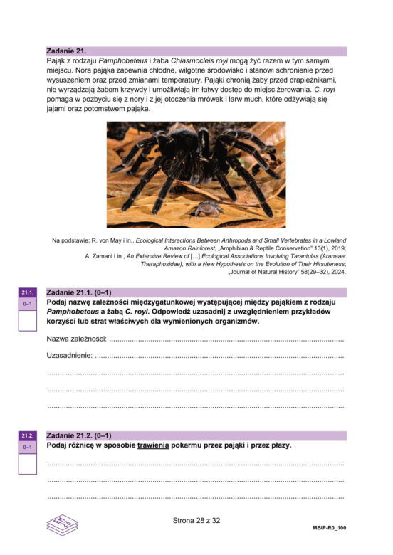 Matura 2026 z biologii ROZSZERZONEJ: arkusze CKE, poziom podstawowy [Formuła 2023] 08.05.2026