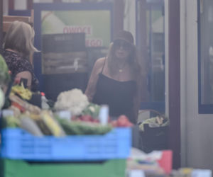 Agnieszka Perepeczko wystroiła się na bazar